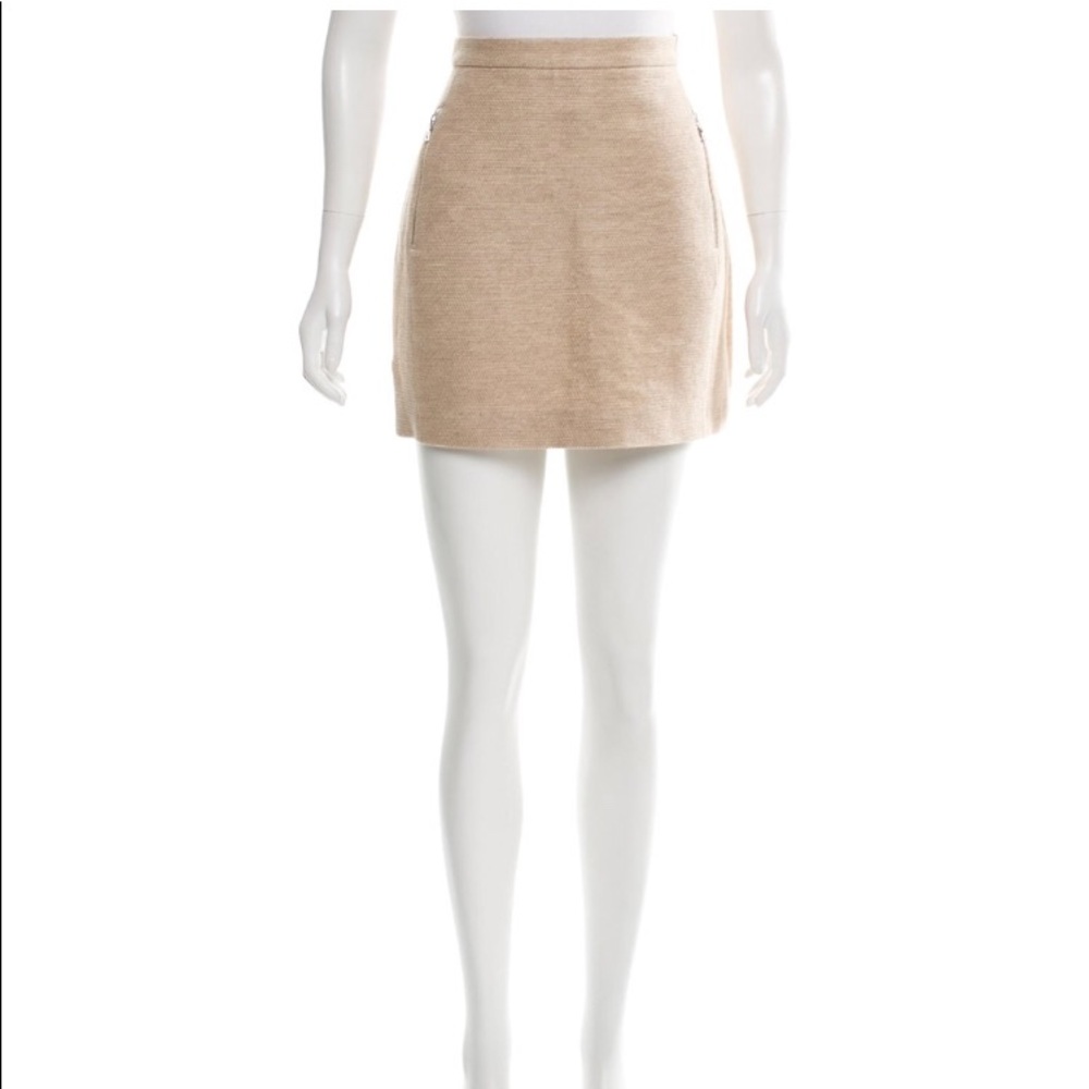 Blush pink Sandro Paris mini skirt